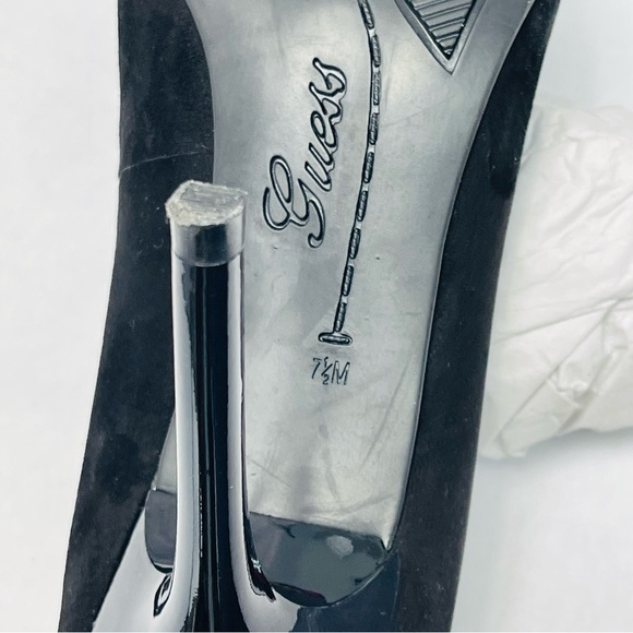 Women's Guess Studded High Heel Stiletto Pumps Suede Shoes 7.5 - Picture 10 of 13